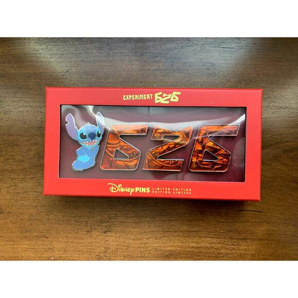 Experiment 626 Hong Kong Disneyland HKDL Stitch Boxed Disney Pin Set - Picture 1 of 4